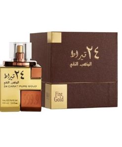 Lattafa 24 Carat Pure Gold Edp 100 ml (Inspirado en Nepal Oud de Montale) Made in U.A.E