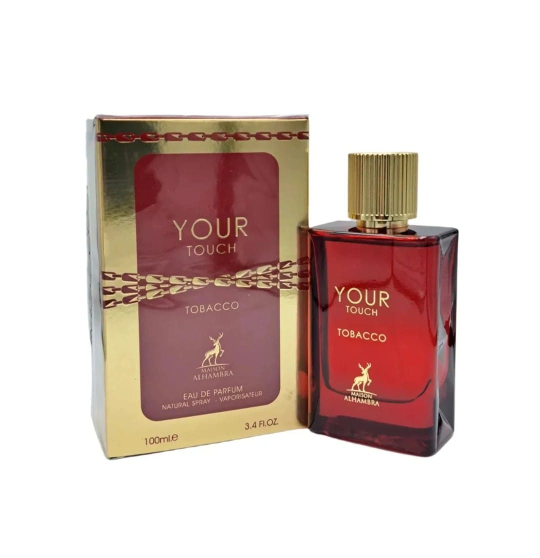 Maison Alhambra Your Touch Tobacco 100 ml (Inspirado en Stronger With You Tobacco) made in U.A.E